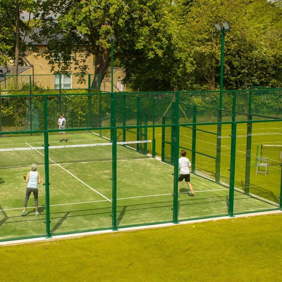 Installed standard padel court photo